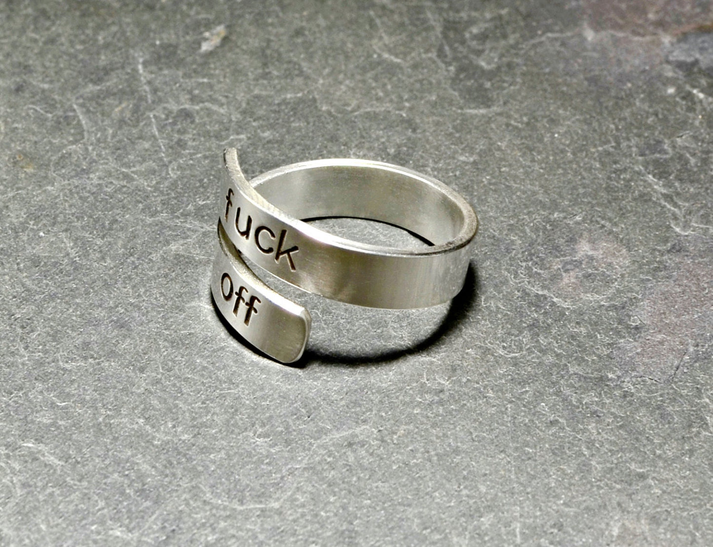 Fu'k off sterling bypass ring