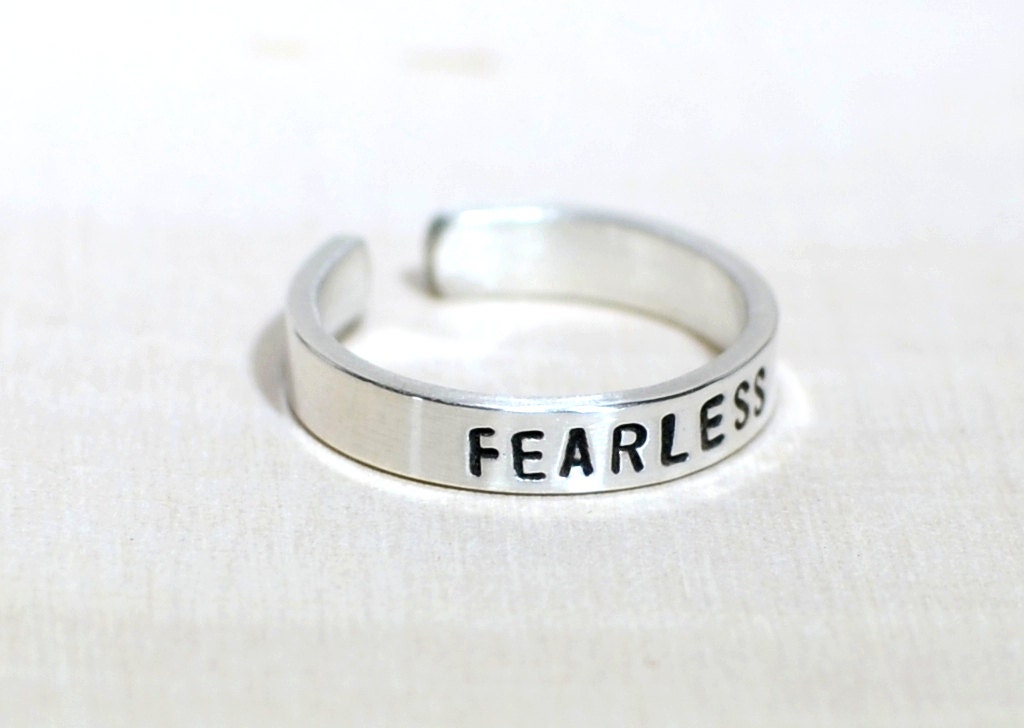 Fearless Sterling Silver Toe Ring - choice of metals