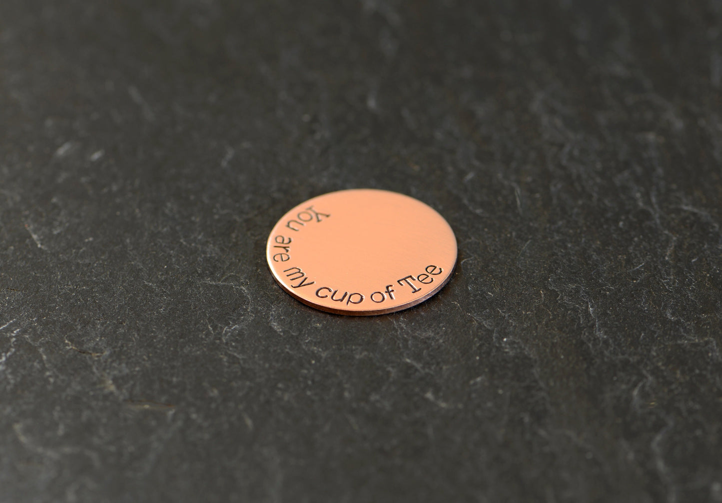 You are my cup of tee copper golf ball marker