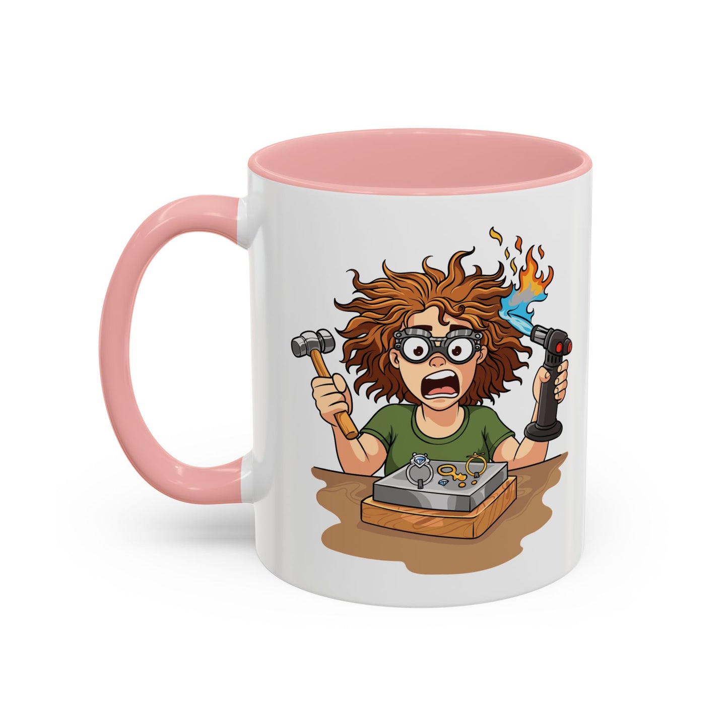 Torch First Think Later Coffee Mug — Funny Silversmiths 11/15oz Accent Mug