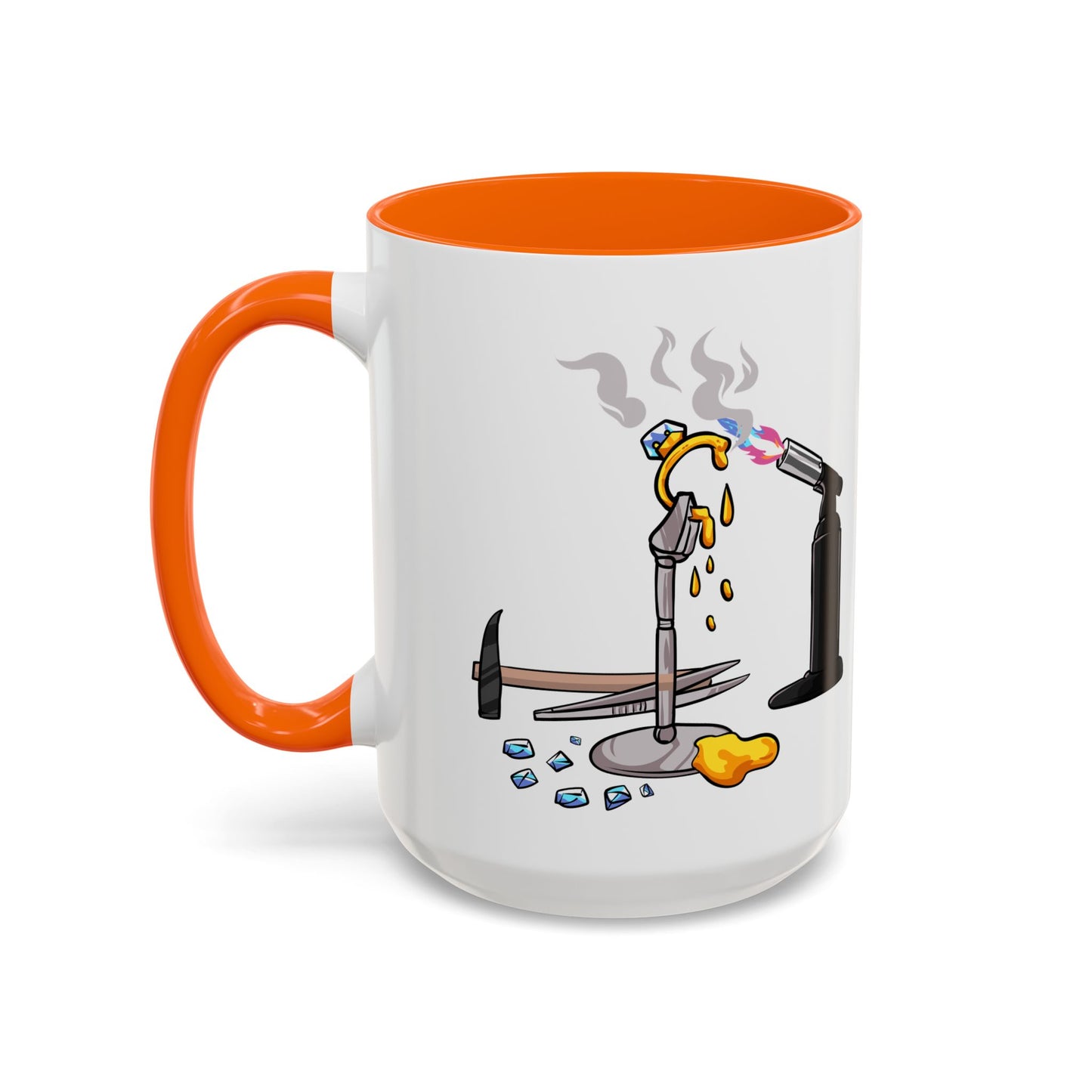 Sparkly 'I Make Sparkly Things and I Swear a Lot' Accent Coffee Mug (11/15oz)