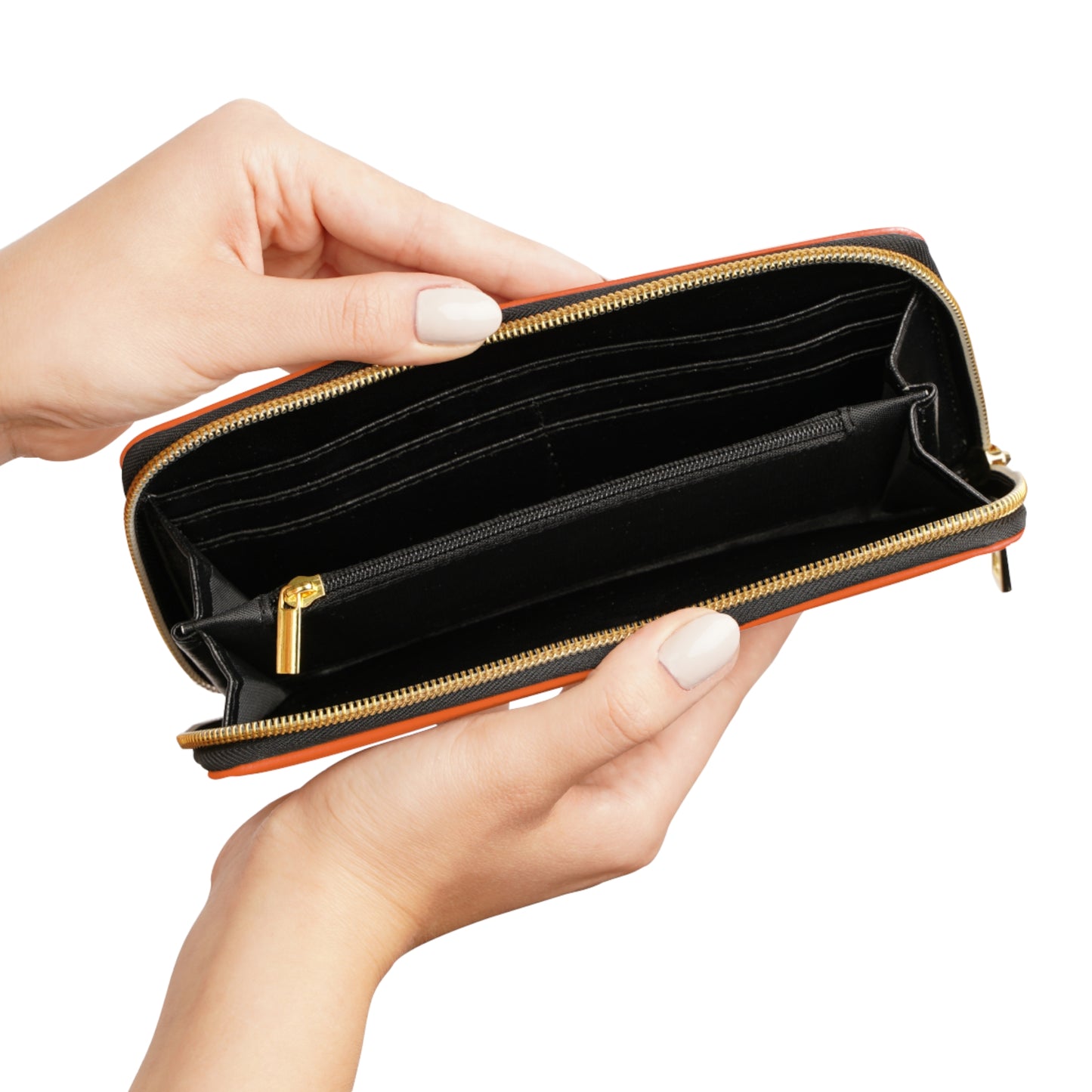 Cactus Doodle Zipper Wallet — Original Two-Sided Cactus Art