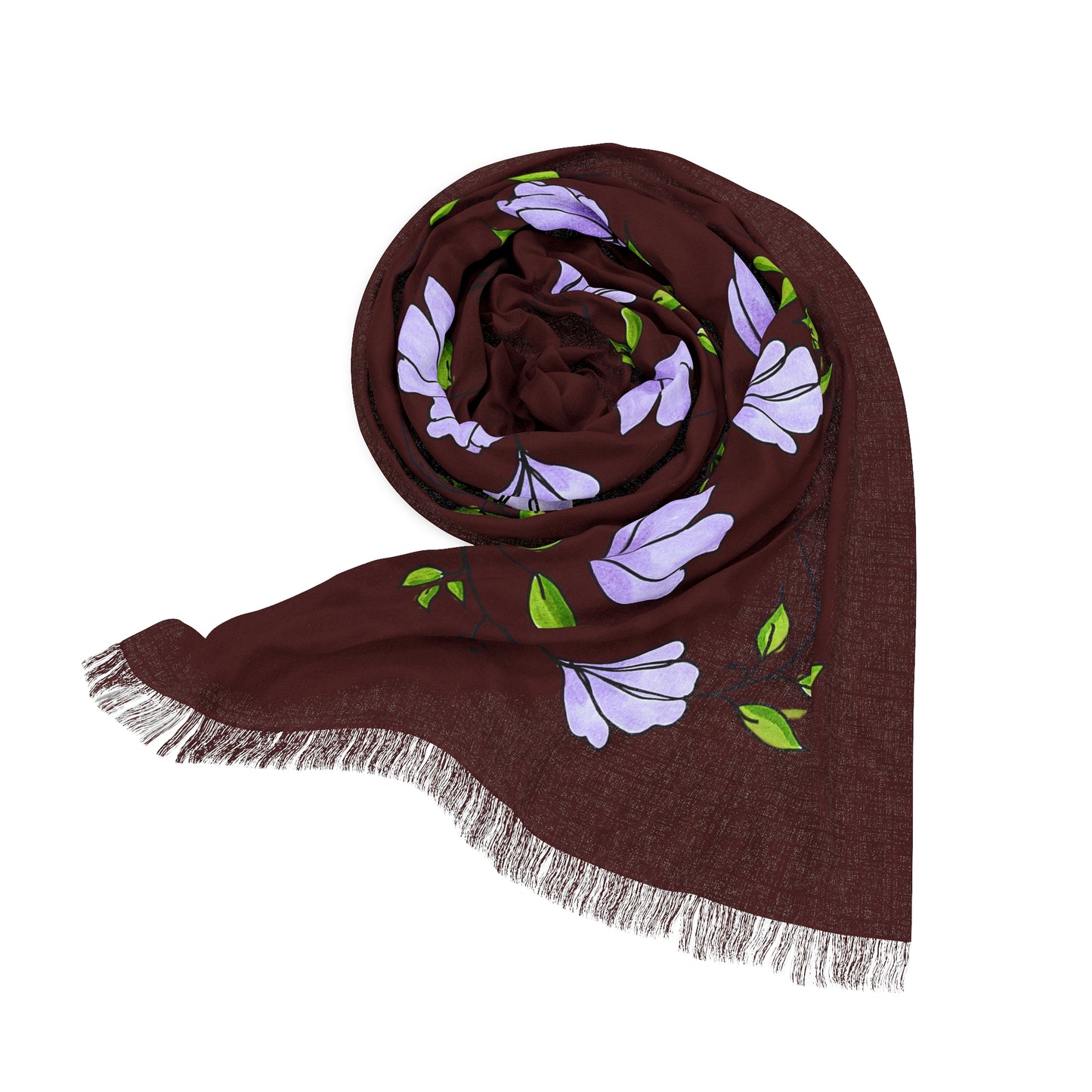 Flower heart scarf