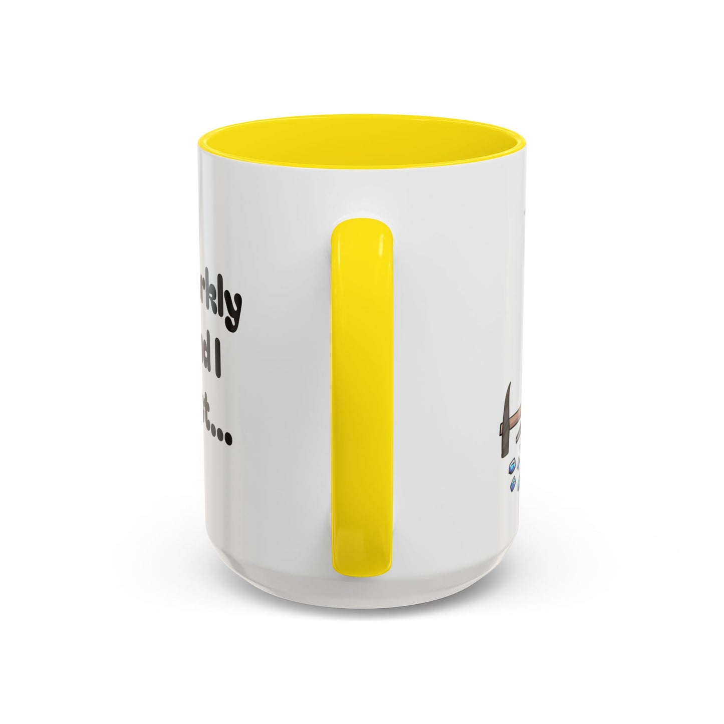 Sparkly 'I Make Sparkly Things and I Swear a Lot' Accent Coffee Mug (11/15oz)