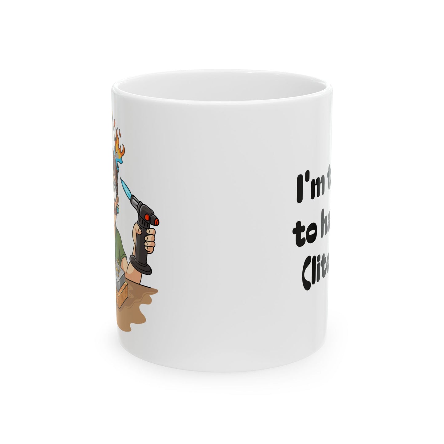 Too Hot to Handle Silversmith Ceramic Mug (11oz & 15oz)