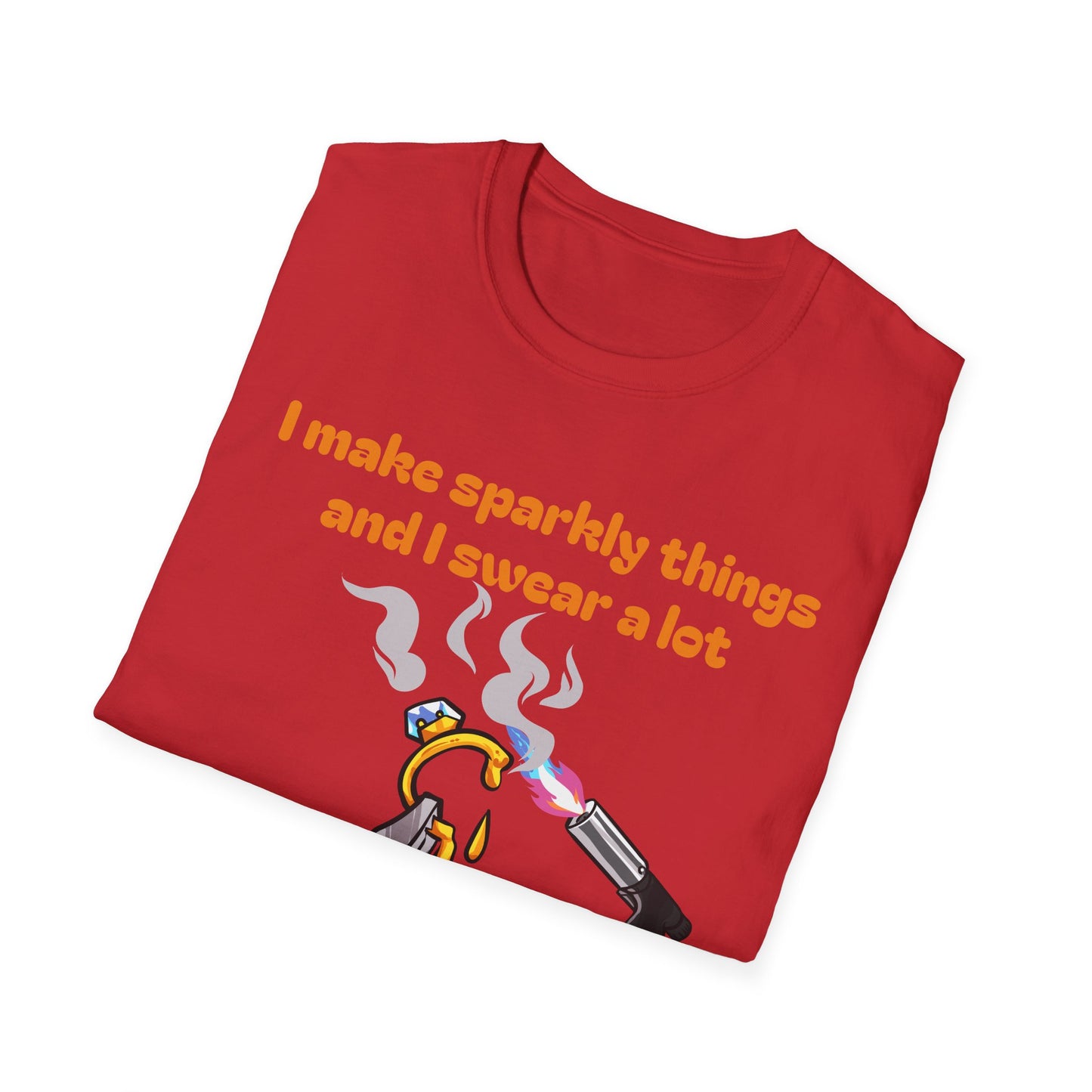 Silversmith T‑Shirt — "I Make Sparkly Things and I Swear a Lot"