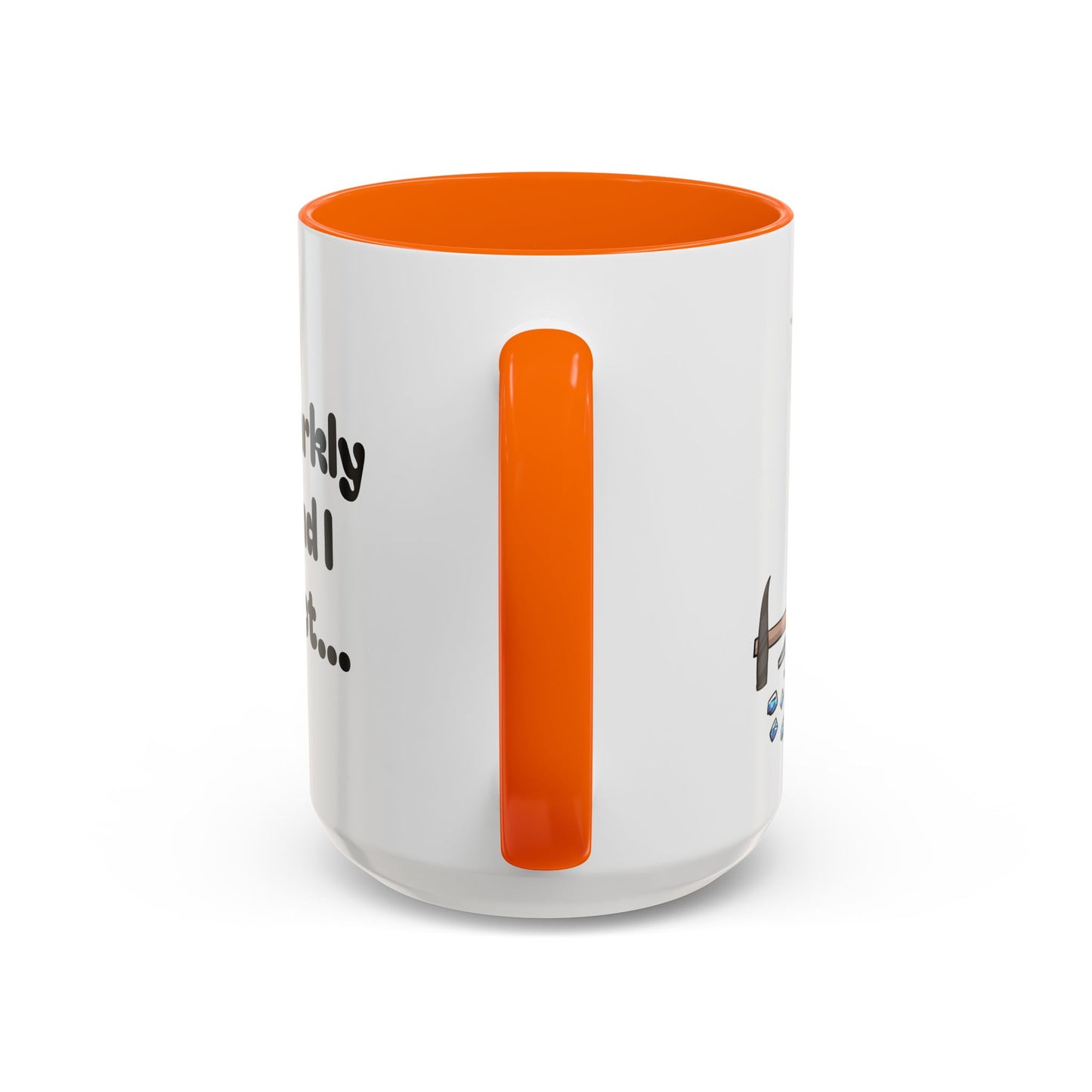 Sparkly 'I Make Sparkly Things and I Swear a Lot' Accent Coffee Mug (11/15oz)