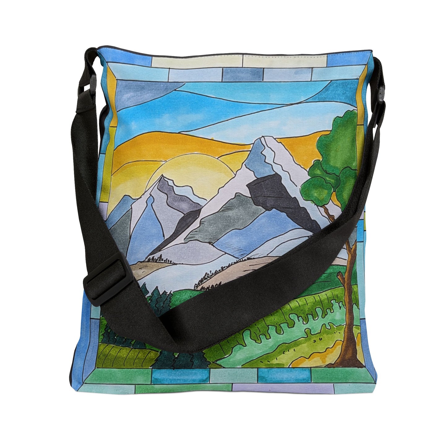 Tote bag with my original art of Flagstaff