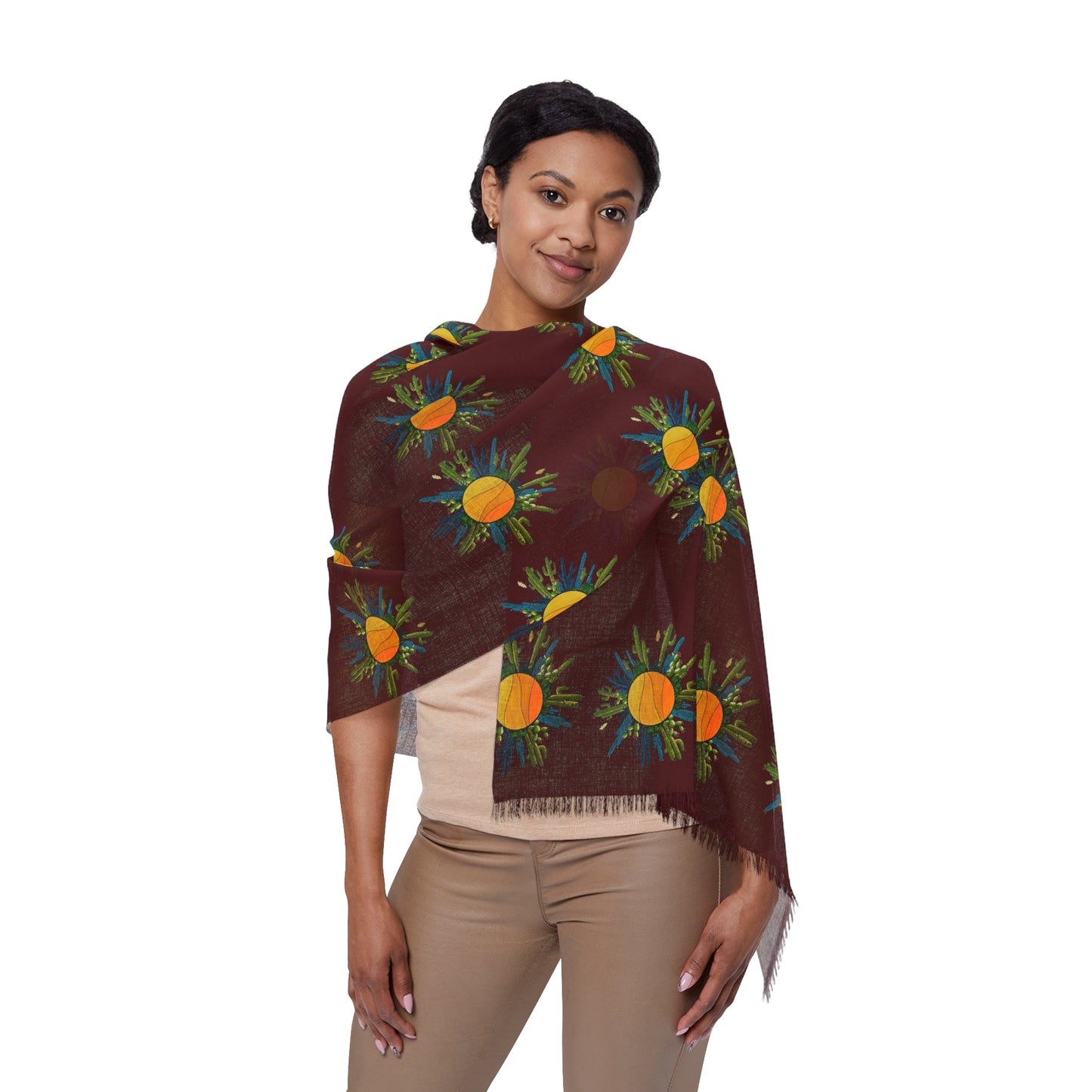 Desert sun scarf