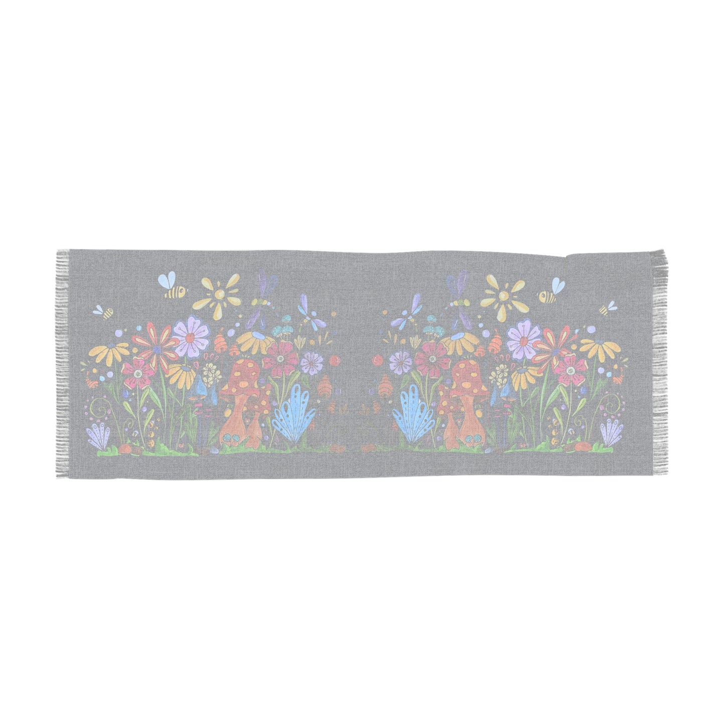 Doodle garden scarf