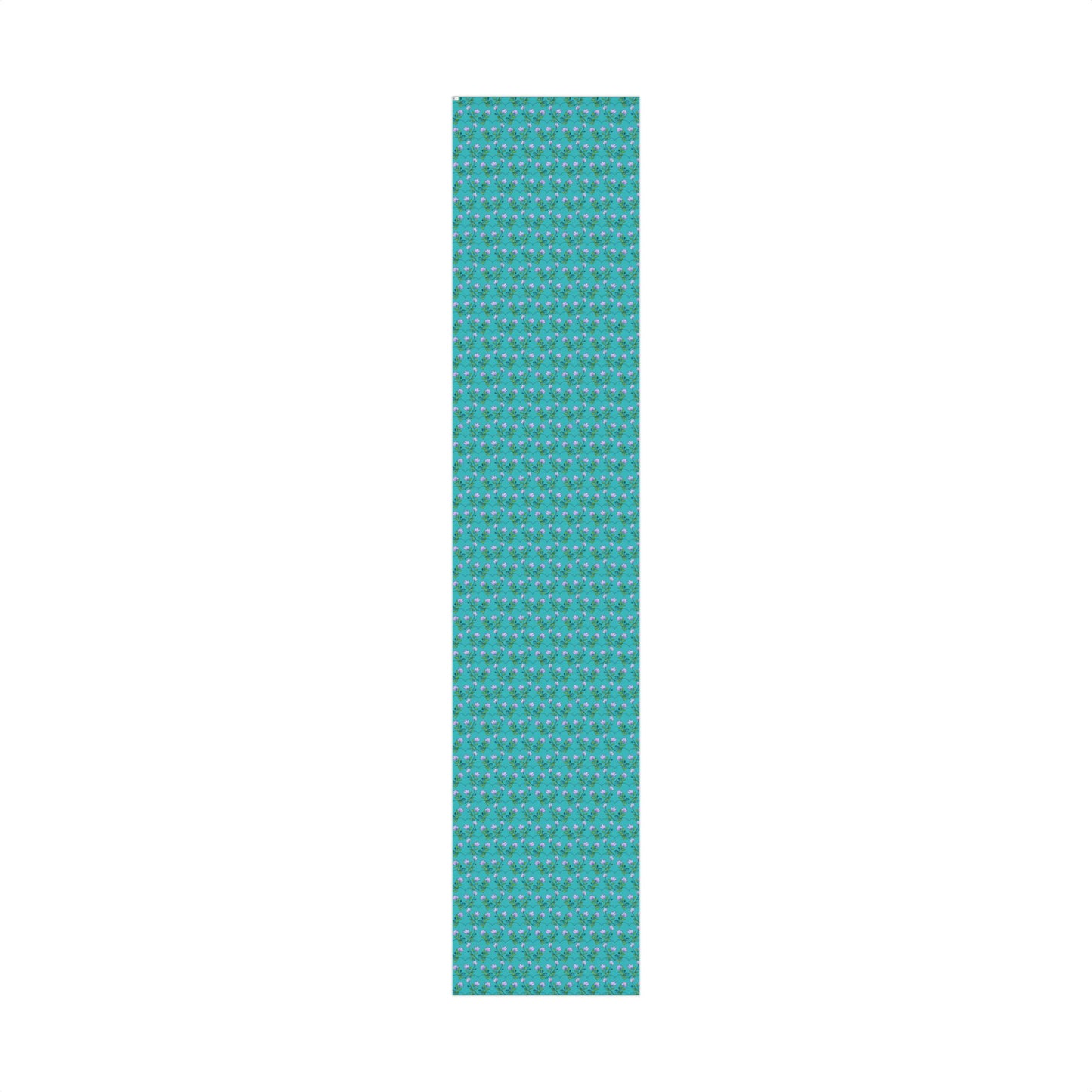 Flower heart gift wrap paper