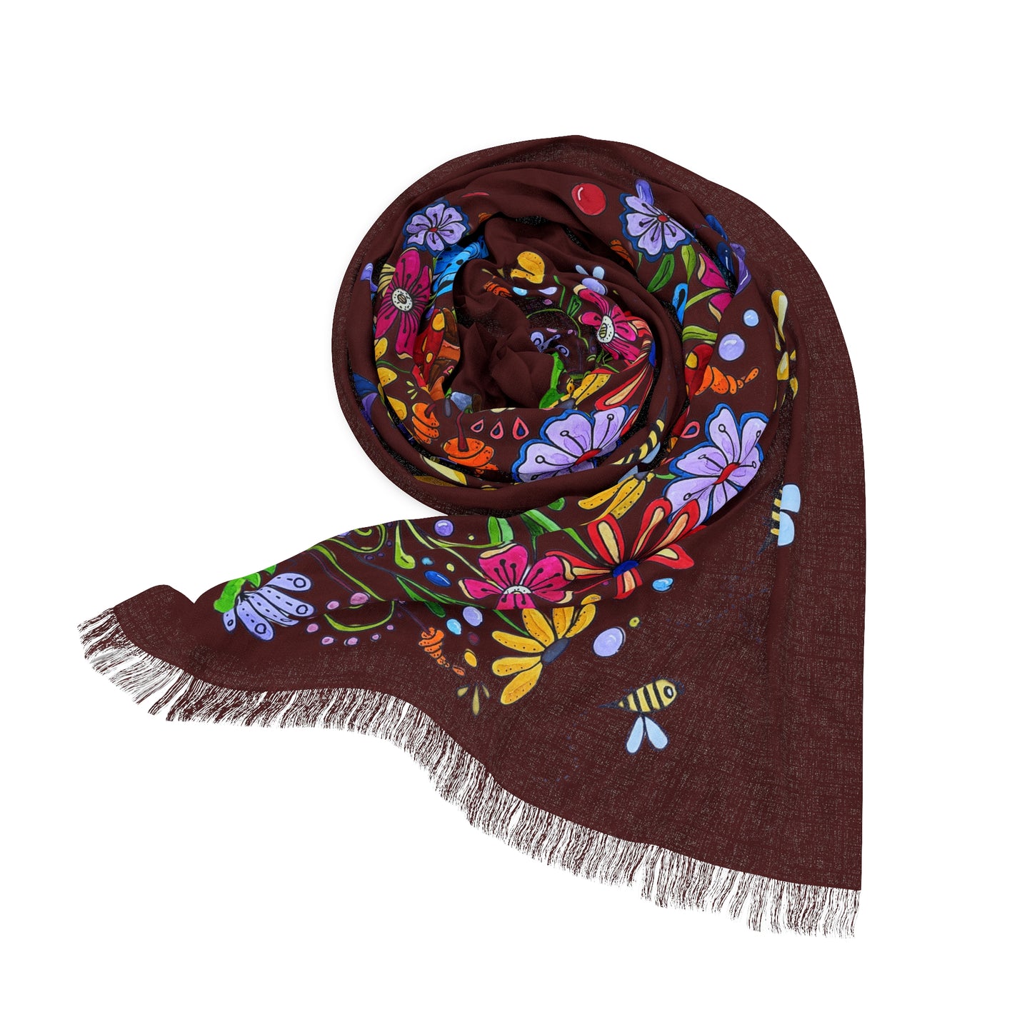 Doodle garden scarf