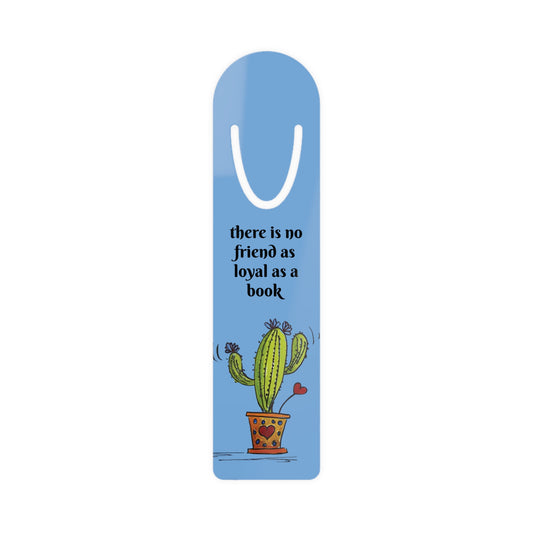 Cactus Bookmark - blue