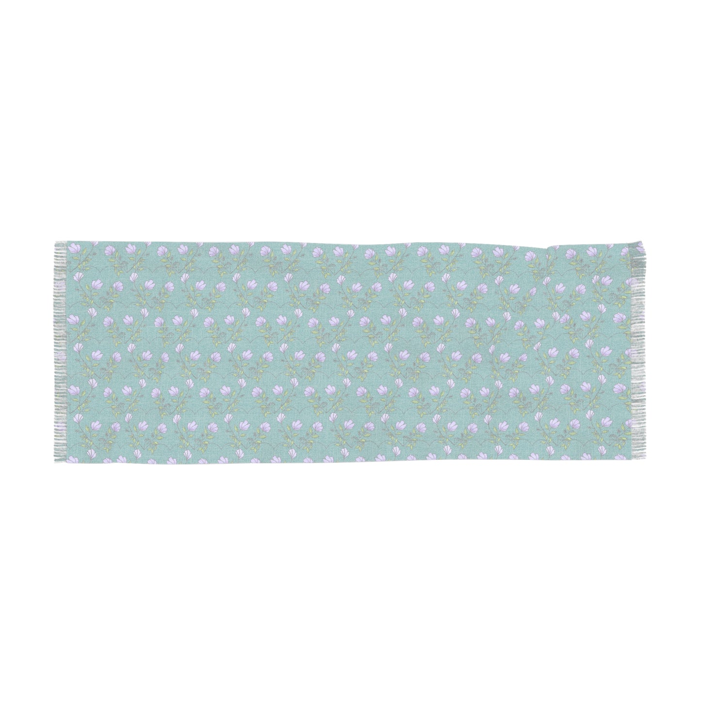 Flower and Heart patterned scarf