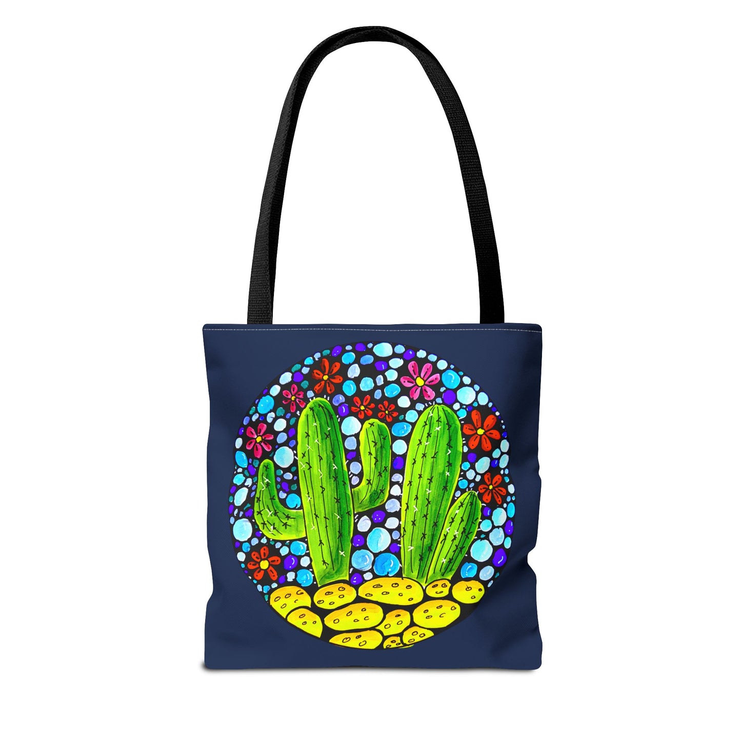 Copy of Cactus Doodle Canvas Tote Bag — Cute Hand-Drawn Succulent Design
