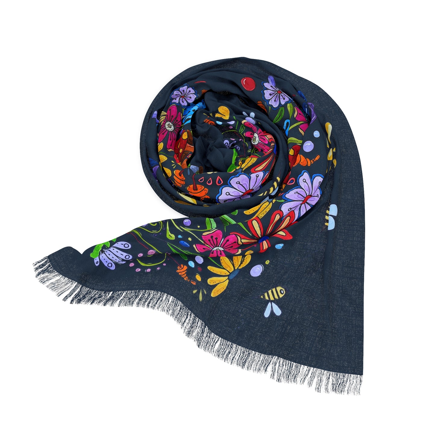 Doodle garden scarf