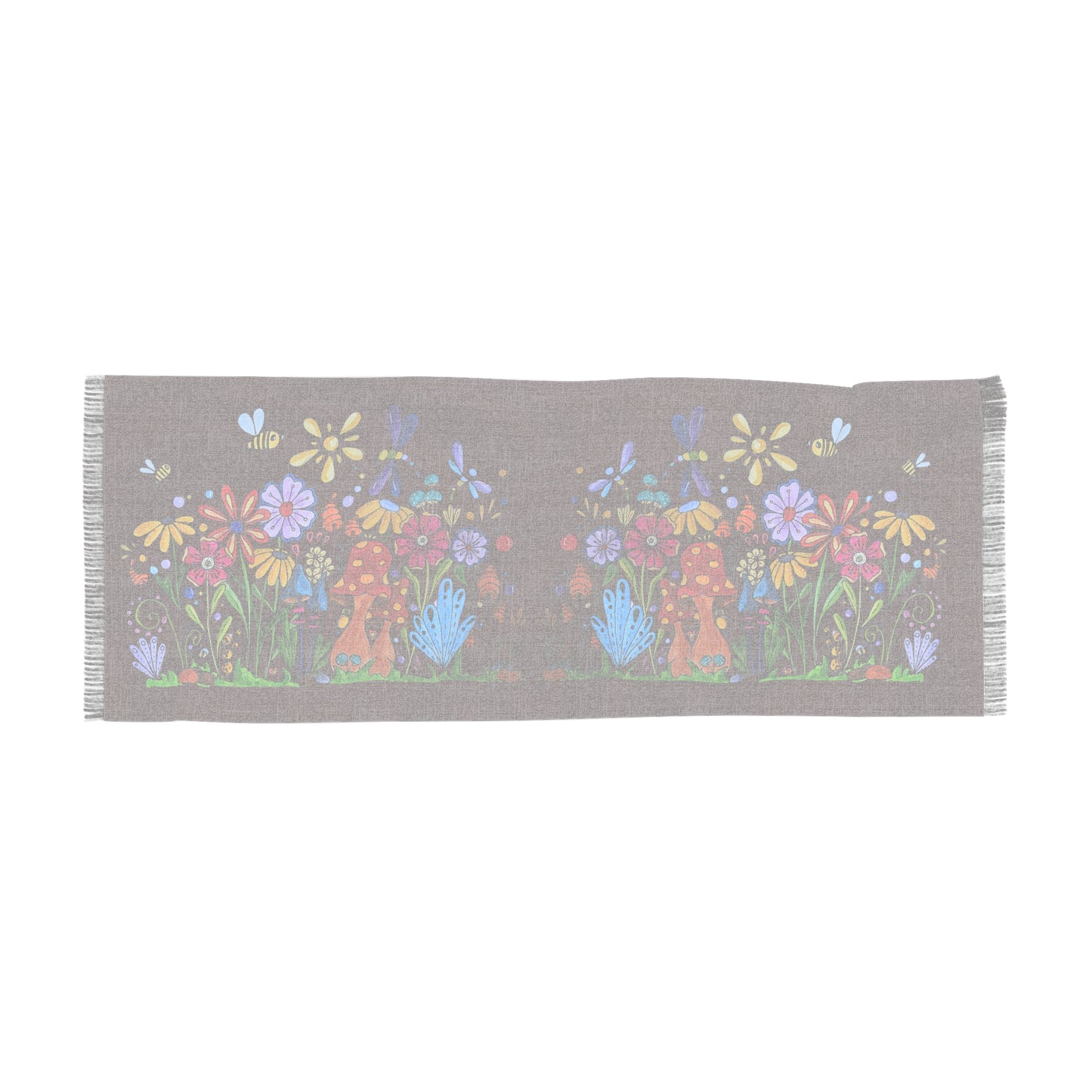 Doodle garden scarf
