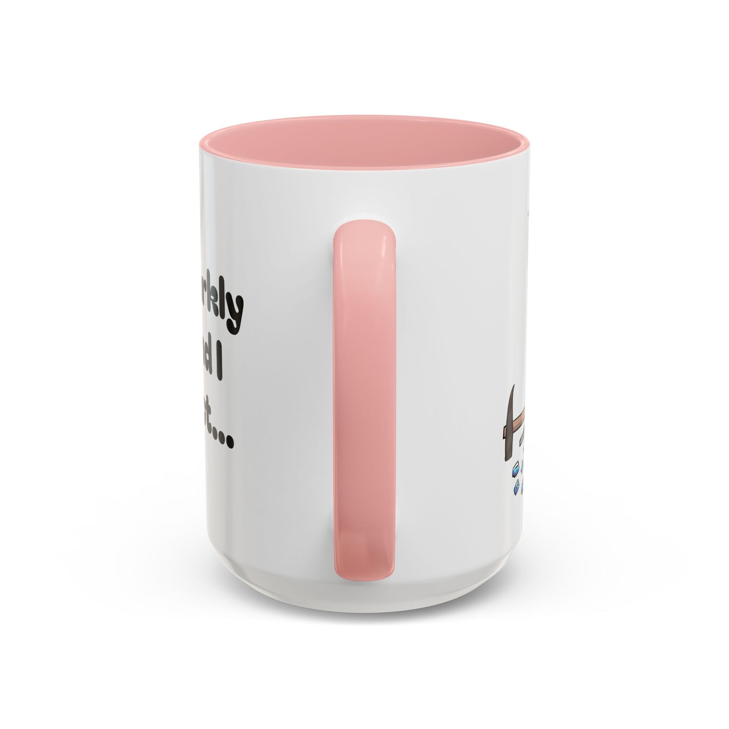 Sparkly 'I Make Sparkly Things and I Swear a Lot' Accent Coffee Mug (11/15oz)