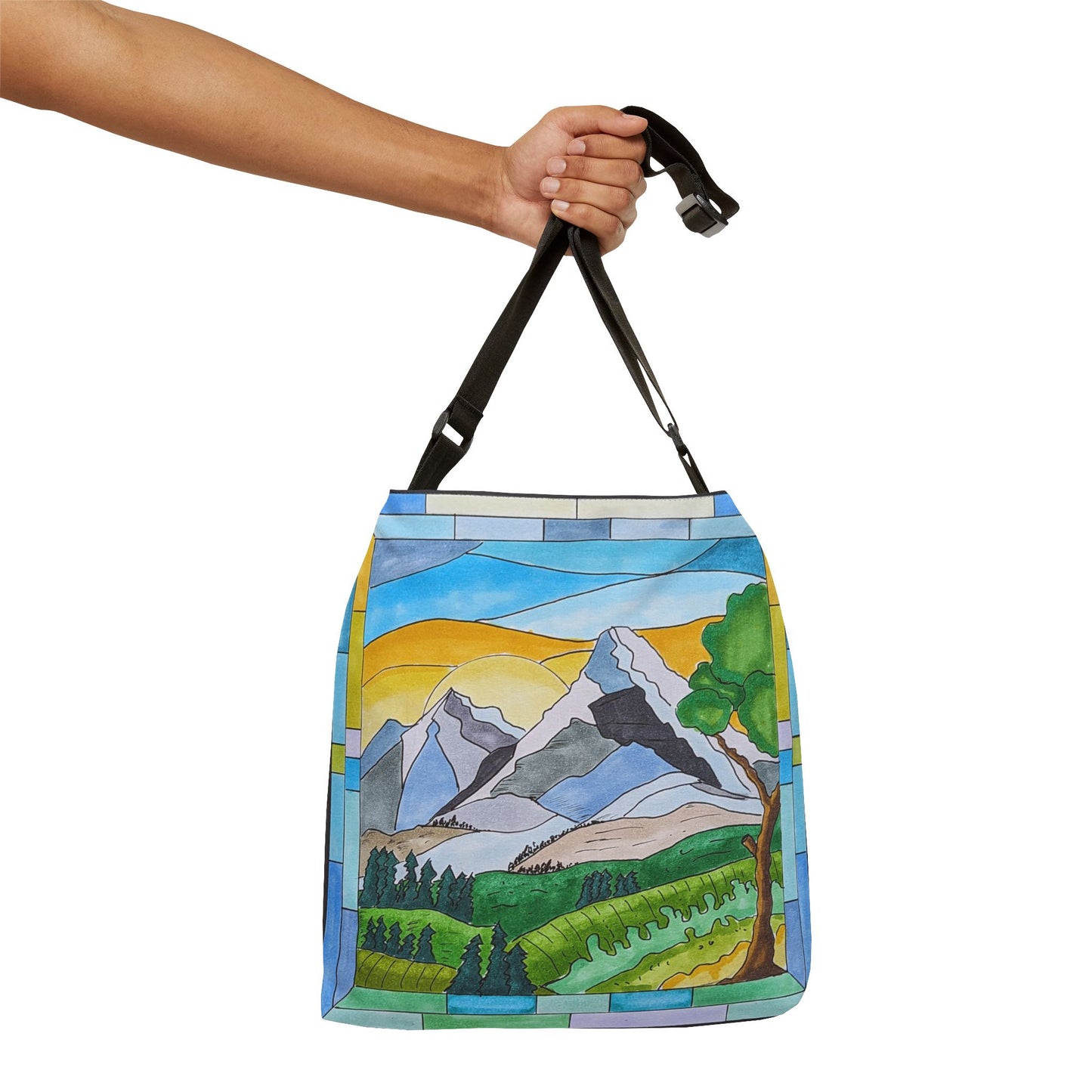 Tote bag with my original art of Flagstaff