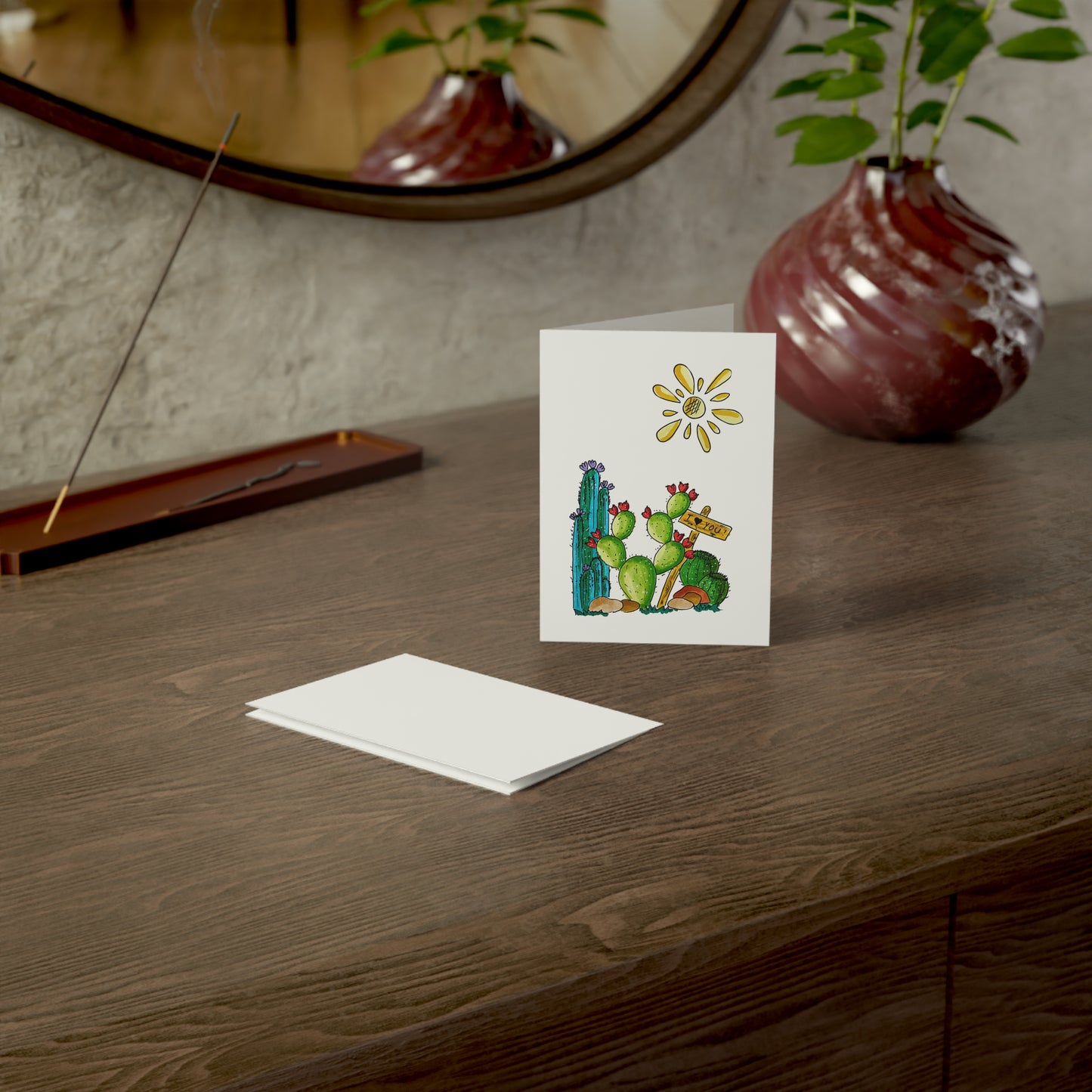 cactus Greeting Cards (1, 10, 30, and 50pcs)