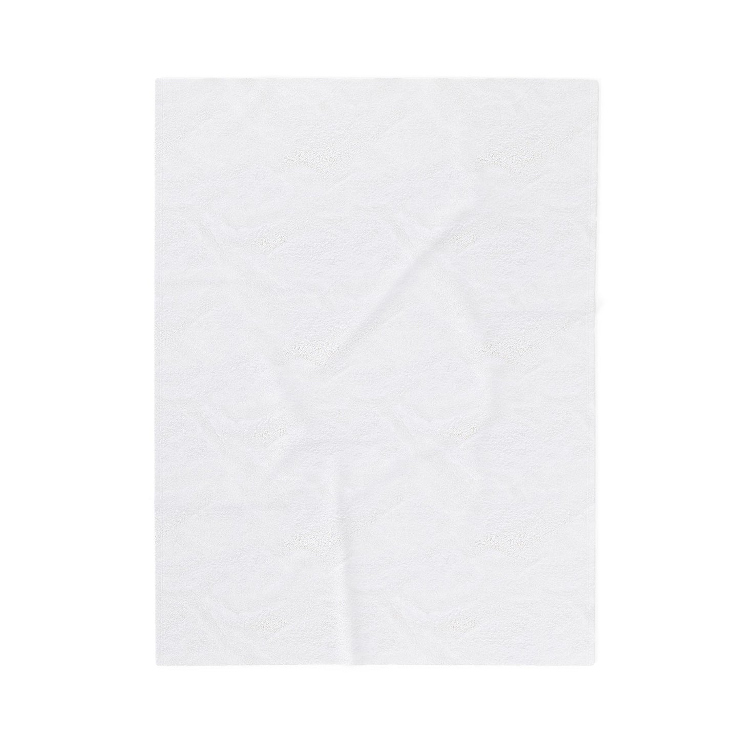 Flower heart pattern velveteen blanket