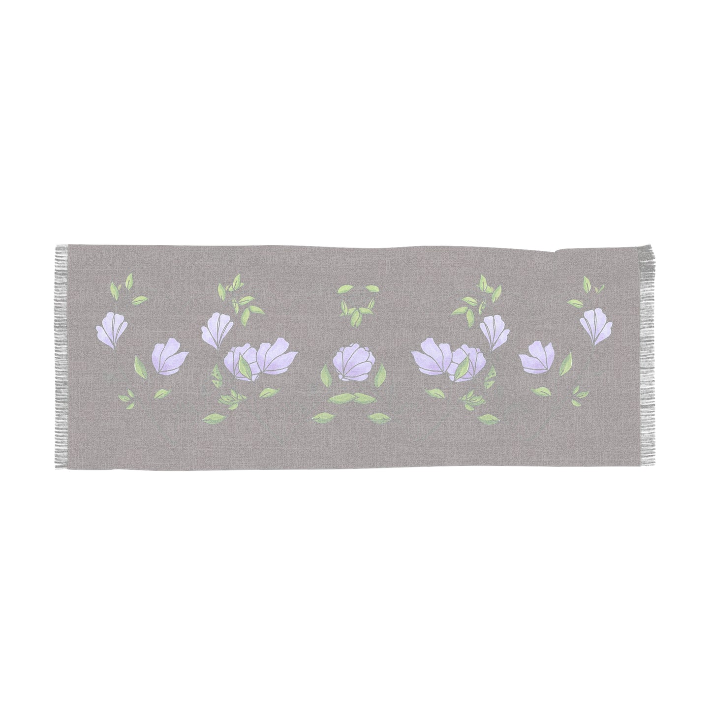 Flower heart scarf