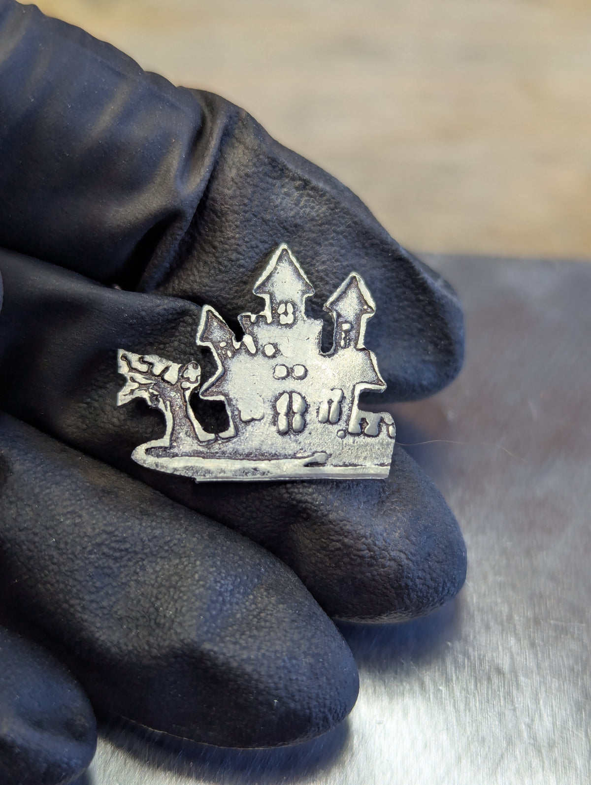 Halloween house component or findings for soldering or charm making - jewelry making supplies (Copy) (Copy)