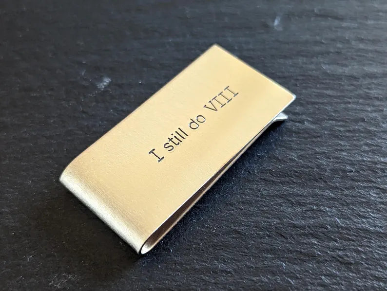 Bronze money clip