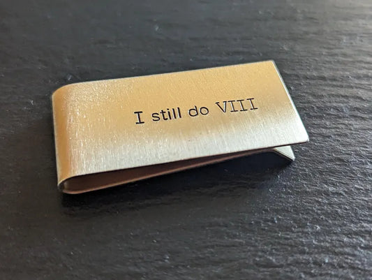 Bronze money clip
