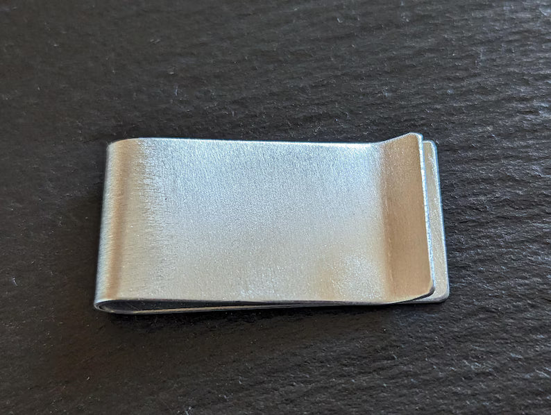 Sterling silver monogram money clip - customized for yoy