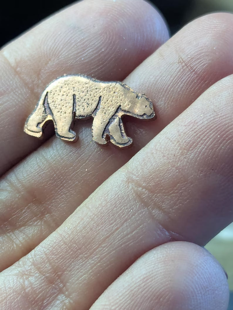 Bear component or finding for soldering