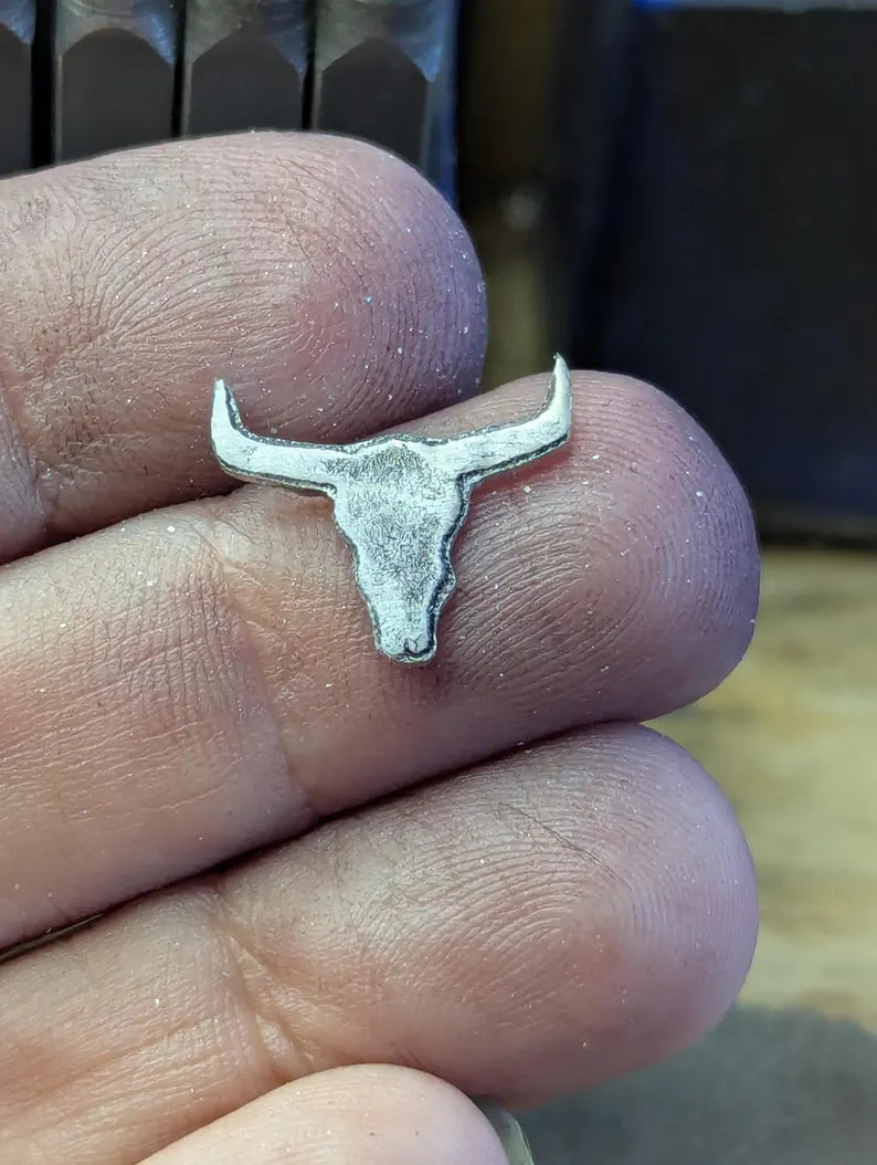 Skull component or findings for soldering or charm making - jewelry making supplies