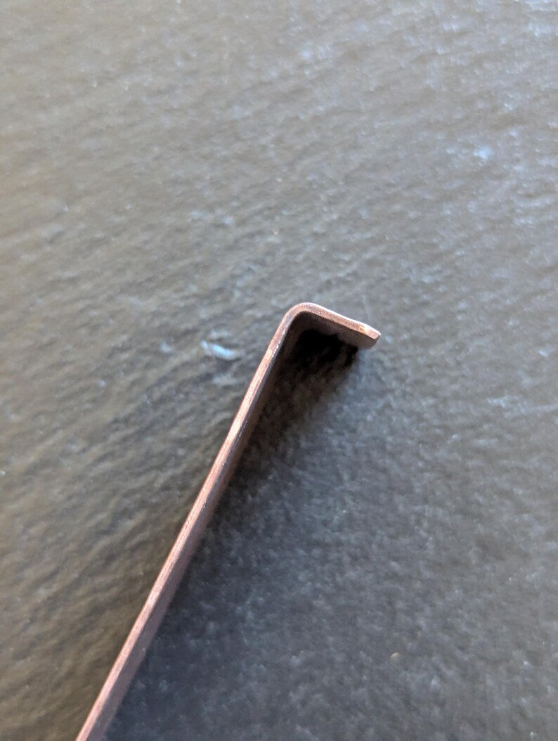 Copper Bookmark with Butterflies and Half moon