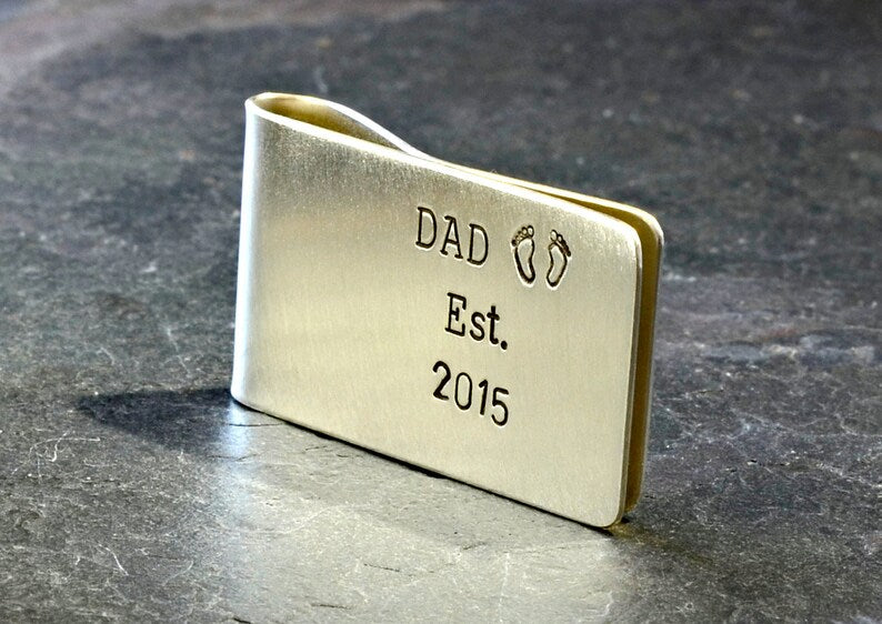 Sterling silver money clip for dad