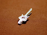 Guitar shaped aluminum tie bar, NiciArt 