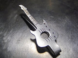 Guitar shaped aluminum tie bar, NiciArt 