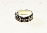 Sterling Silver Toe Ring with Hibiscus Flowers, NiciArt 