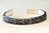 Sterling Silver Dragon Scale Massive Cuff Bracelet, NiciArt 