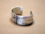Sterling silver dragonfly cuff bracelet, NiciArt 