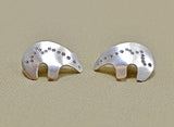 Sterling silver spirit bear stud earrings, NiciArt 