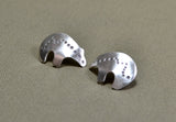 Sterling silver spirit bear stud earrings, NiciArt 