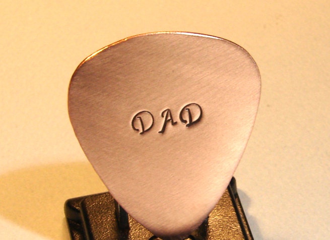 Copper Guitar Pick for Dad or Fathers Day