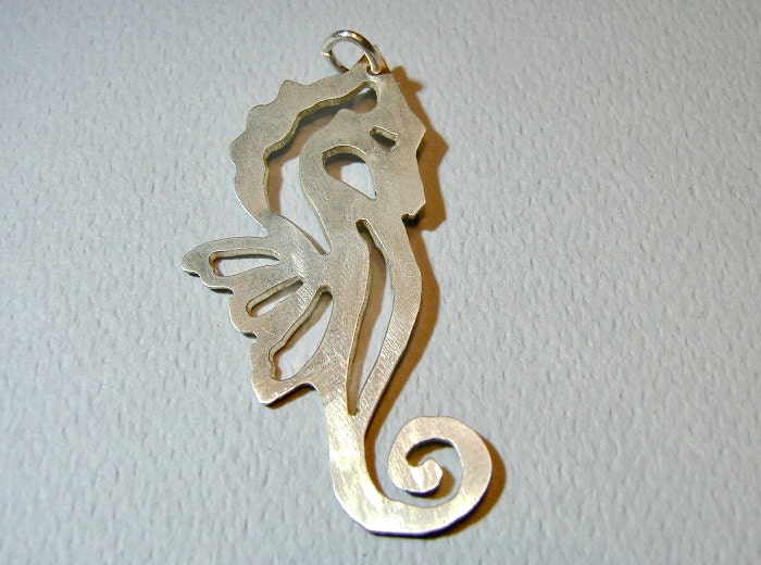 Sterling Silver Seahorse Necklace