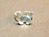 Butterfly knuckle ring in sterling silver, NiciArt 