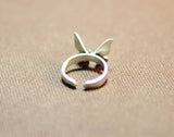 Butterfly knuckle ring in sterling silver, NiciArt 