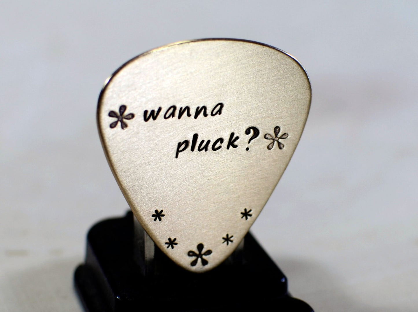 Do You Wanna Pluck? Bronze Guitar Pick