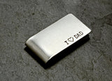Solid Sterling Silver Money Clip for Father's Day and Fatherhood Celebrations, NiciArt 