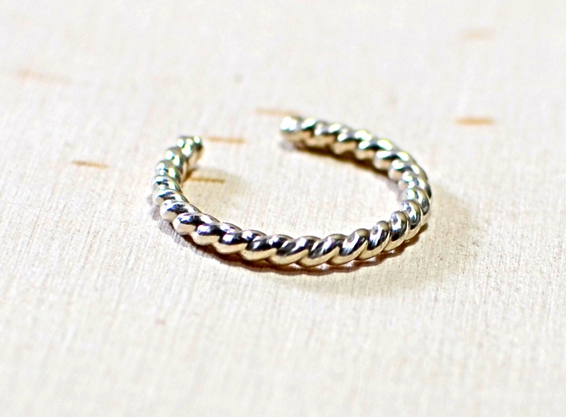 Twisted Wire Sterling Silver Toe Ring