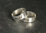 Best Friends Forever Sterling Silver Toe Ring Set, NiciArt 