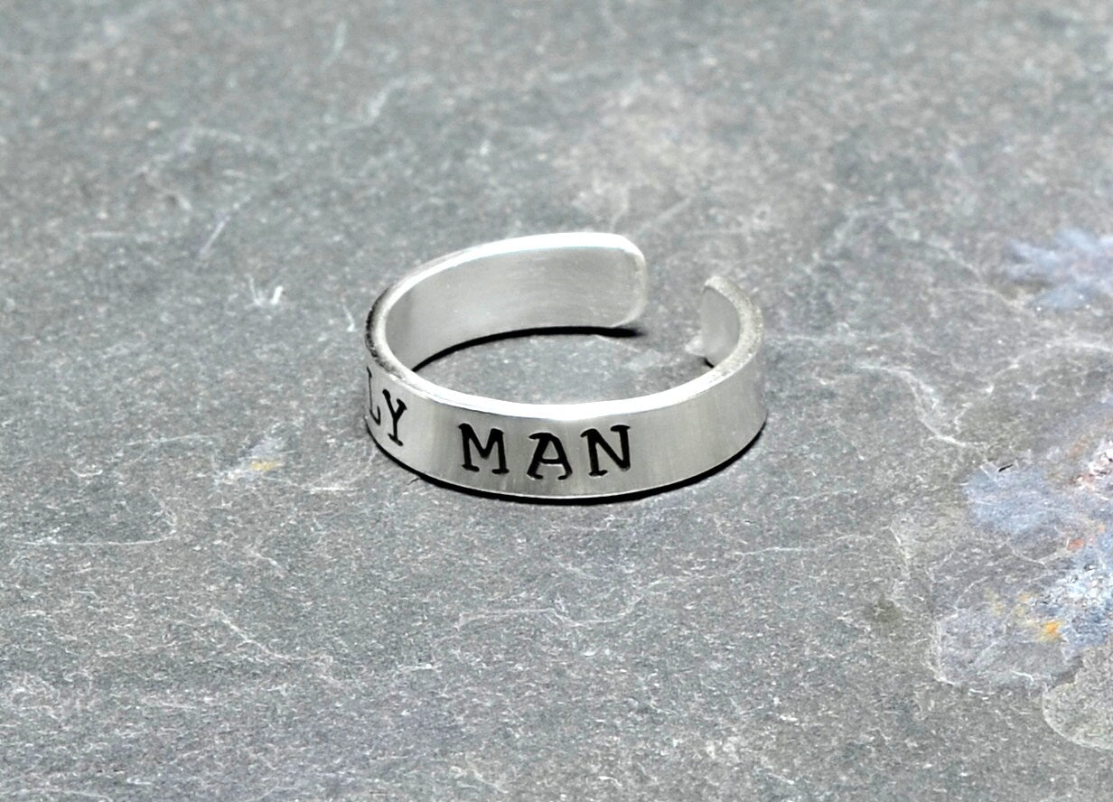 Sterling silver Men's Toe Ring for Manly Man